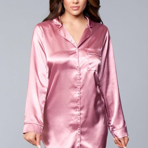 Kimberly Satin Sleepshirt